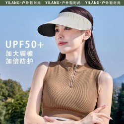 ( pink)Outdoor sunscreen ultraviolet-proof draughty sun hat samll big sport ha..
