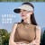 ( pink)Outdoor sunscreen ultraviolet-proof draughty sun hat samll big sport hat
