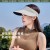 ( black   Lens )woman style big summer Seamless sun hat Outdoor leisure hat travel sunscreen