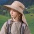 (  Khaki)spring summer child sunscreen man woman big shawl Shade Outdoor Outing sun hat