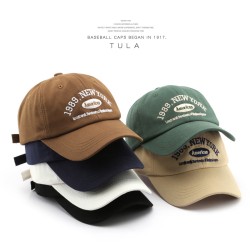 ( black)hat woman spring autumn Korean style retro Word embroidery cap Outdoor..