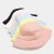 ( yellow)Korean style color Bucket hat woman day summer student lovers sun hat hat