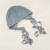 (   black ) tassel knitting Autumn and Winter retro hat hedging occidental style warm woolen