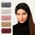 (   black ) Pearl woolen belt warm head belt knitting belt width head
