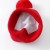 ( red  while + frame ) hat woolen christmas knitting christmas knitting hat eyes