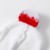 ( red  while + frame ) hat woolen christmas knitting christmas knitting hat eyes