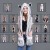 ( white)occidental style leather hat cartoon velvet velvet hat gloves three lovely velvet hat