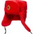( red) Outdoor thick man lady warm velvet leather hat