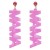 (violet)occidental style creative all-Purpose Mothers Day gift   Word earrings diamond earring