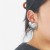 occidental style exaggerating surface love heart-shaped ear stud lady fashion summer brief gilded earrings Ear