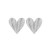 ( Gold)occidental styleI high exaggerating love woman earrings brief heart-shaped fashion Bohemian style