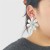 ( Gold)occidental style exaggerating gold diamond big flowers ear stud fashion retro exaggerating earrings