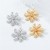 ( Gold)occidental style exaggerating gold diamond big flowers ear stud fashion retro exaggerating earrings