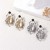 ( Gold) personality exaggerating retro wind Alloy shell Earring day fashion woman style