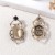 ( Gold) personality exaggerating retro wind Alloy shell Earring day fashion woman style