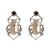 ( Gold) personality exaggerating retro wind Alloy shell Earring day fashion woman style