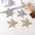 ( Gold)occidental style geometry wind Metal starfish ear stud  woman Japan and Koreains wind brief