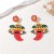 day lovely cartoon fresh Alloy color beads earring samll woman style