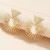 (KCgold )occidental style personality environmental exaggerating geometry earrings fashion retro temperament trend wind