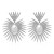 (KCgold )occidental style personality environmental exaggerating geometry earrings fashion retro temperament trend wind