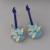 ( blue)occidental style fashion enamel samll earrings lovely creative all-Purpose Earring