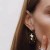personality exaggerating retro Alloy shell Earring day fashion woman style