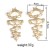 ( Gold)occidental style gold silver color retro personality earrings ear stud exaggerating Alloy Earring