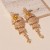  retro imitate Pearl diamond drop tassel silver earrings occidental style samll tem