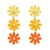 ( Silver needle  Color Flower) spring handmade weave flowers tassel silver earrings wind sweet temperament high Earring