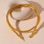 ( Gold)occidental style Metal wind snake style two bangle Collar personality exaggerating samll temperament high woman