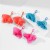 occidental style super Cloth lace flowers tassel earrings sweet three-dimensional bow earring temperament all-