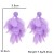  handmade Cloth flowers tassel earrings woman  occidental style fashion exaggerating long style earring 