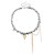 occidental style love tassel pendant Irregular beads clavicle chain Metal fashion necklace woman