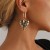 occidental styleins wind enamel love buckle fashion high circle Earring