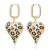 occidental styleins wind enamel love buckle fashion high circle Earring