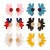 Alloy Earring occidental style fashion trend flowers earrings brief fresh flowers ear stud