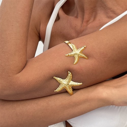 occidental style  beach Metal starfish opening  personality flowers set