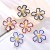 wind enamel flowers ear stud woman high samll unique earrings woman sweet temperament Earring
