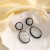 Autumn and Winter new all-Purpose Stripe Earringdiy earring lady temperament ear stud