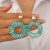 occidental style Earring color flowers crystal weave earrings samll high ear stud woman
