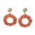 occidental style Earring color flowers crystal weave earrings samll high ear stud woman