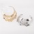 fashion exaggerating geometry multilayer weave Metal Collar personality punk hollow necklace