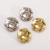 E occidental style fashion creative all-Purpose twining circle Metal ear stud  retro wind personality geometry earrin