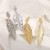 E occidental style mediumVintage unique creative Metal leaves earring   fashion samll earrings