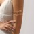 occidental style samll opening fashion  creative geometry multilayer drop Metal