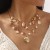 occidental style wind Pearl tassel necklacenecklace beach starfish Shells pendant