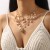 occidental style wind Pearl tassel necklacenecklace beach starfish Shells pendant