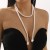high brief multilayer twining necklace  temperament all-Purpose Pearl clavicle chain