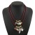 Bohemia wind multilayer leather pendant necklace high clavicle chain chain