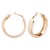E fashion Metal textured earrings  Business wind atmospheric gold ear stud Earring